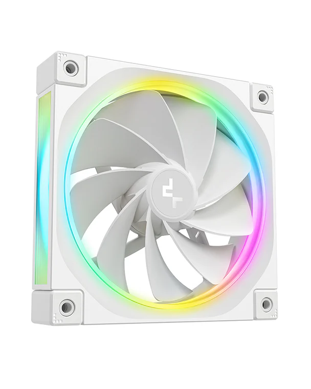 DeepCool FL12R Reversed Fan Blade 120mm Case Fans - White DeepCool FL12R Reversed Fan Blade 120mm Case Fans - White